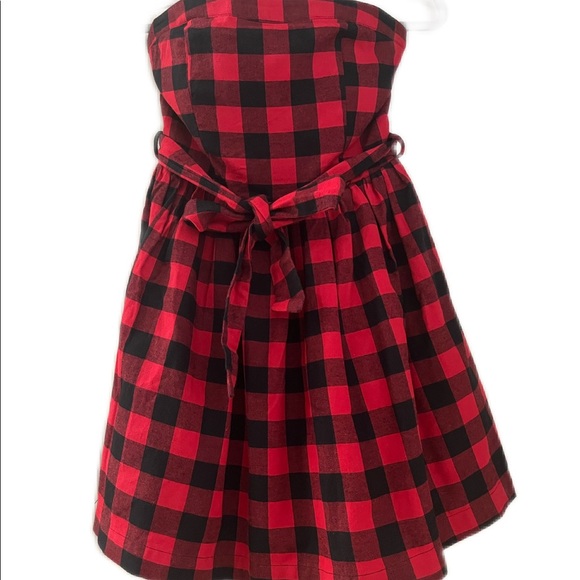 Miss Avenue Dresses & Skirts - Strapless buffalo print juniors/ women dress 👗